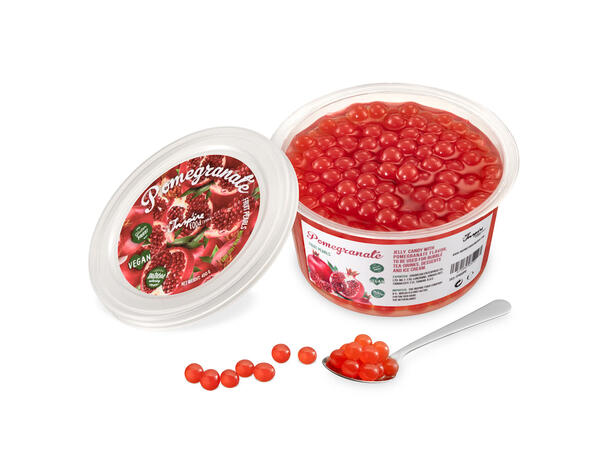 450gr cups Fruit pearls Pomegranate 1x12 