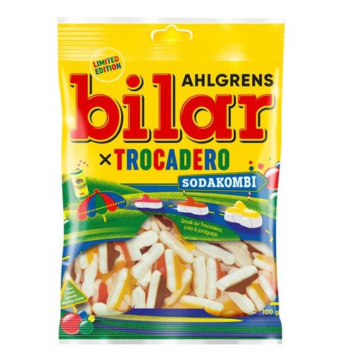 Ahlgrens Bilar Sodakombi 100g 1x39
