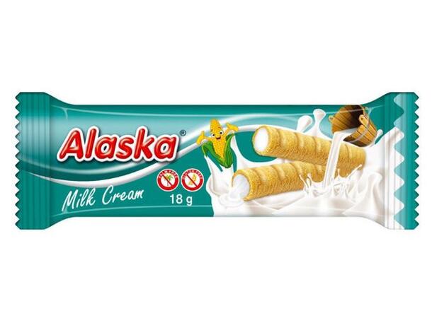 Alaska Rolls Milk Cream 18g 1x48 