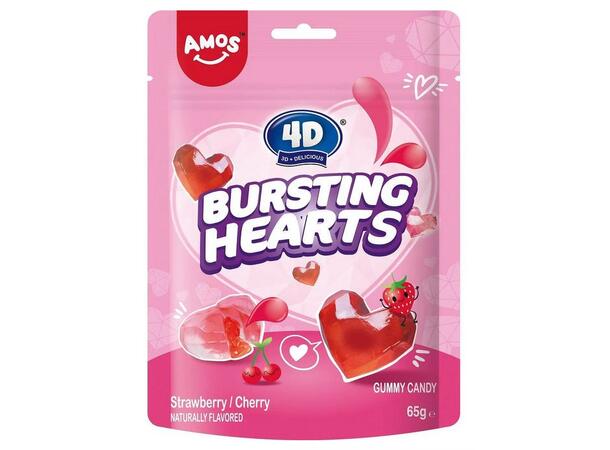 Amos 4D Bursting Hearts 65g Ltd 1x24 
