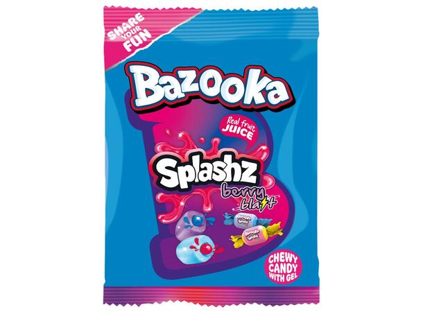 Bazooka Splashz  Berry 120g 1x12 