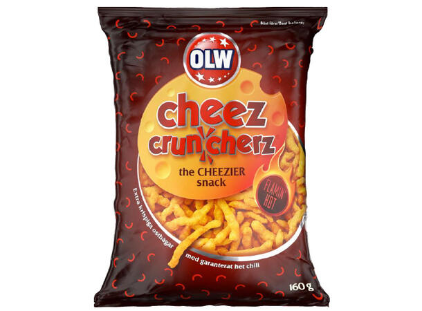 CHEEZ CRUNCHERZ FLAMIN HOT obs! 28st 160g 