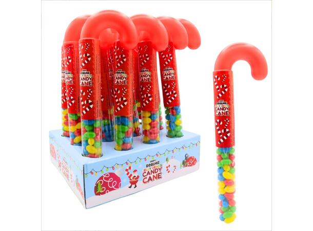 Candy Realms Jelly Beans Candy Cane 80g 1x12 