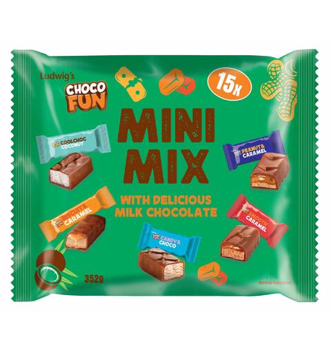 Choco Fun Mini Mix 352g 1X18