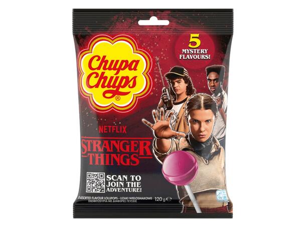 Chupa Chups Stranger Things Lollipops 5 Flavours Lollipops Bag 120g 1x12 