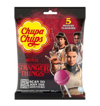 Chupa Chups Stranger Things Lollipops 5 Flavours Lollipops Bag 120g 1x12