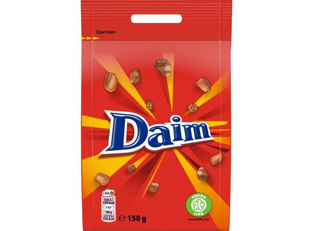 Daim Chokladpåse Dragee 150g 1x24 