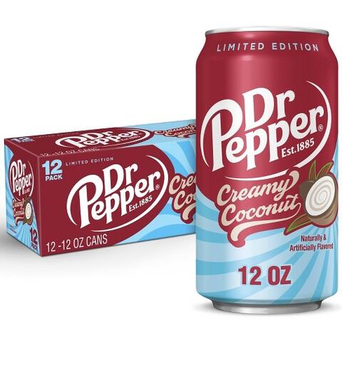 Dr Pepper Creamy Coconut 0,355 l 1x12