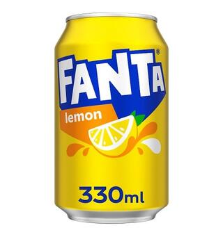 Fanta Lemon Can 330ml 1X24
