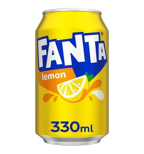 Fanta Lemon Can 330ml 1X24