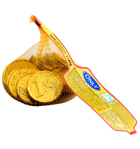 Gold coins milk chocolate 85g 1x26