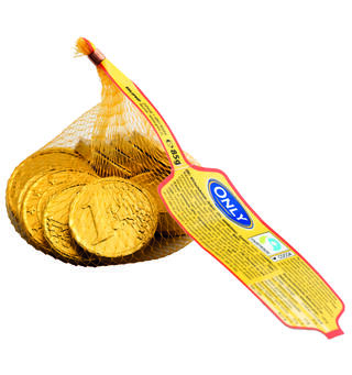 Gold coins milk chocolate 85g 1x26