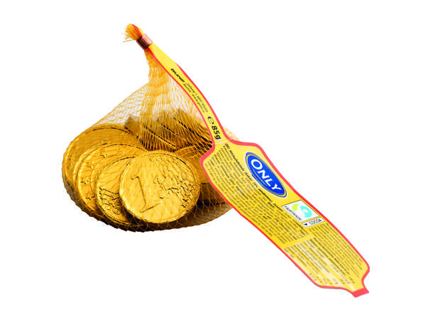 Gold coins milk chocolate 85g 1x26 