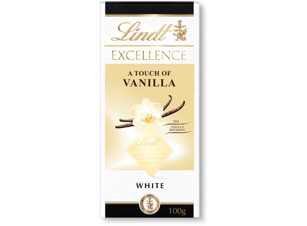 Lindt Excellence White Vanilla 100g 1x20 