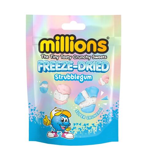 MILLIONS FREEZE DRIED STRUBBLEGUM (H) 1x12 50 g