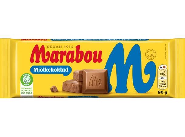 Marabou Mjölkchoklad 90g 1x24 