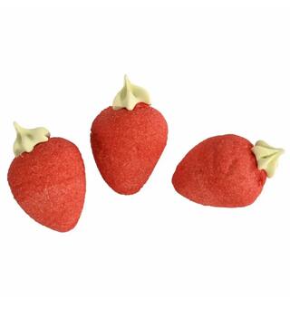 Marshmallow Giant Strawberries 300pcs. 5,4kg