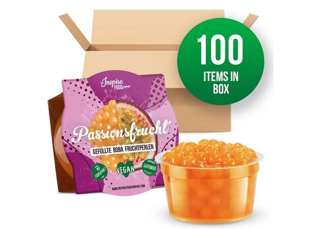 Passion fruit pearls sleeve pack 100g 1x20 