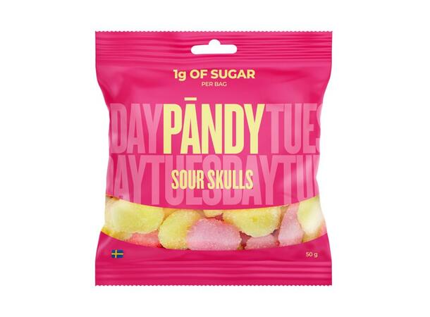 Pändy Sour Skulls 50g 1x14 