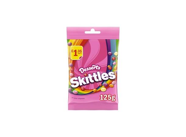 Skittles Desserts Sweets Treat Bag 125g 1x12 