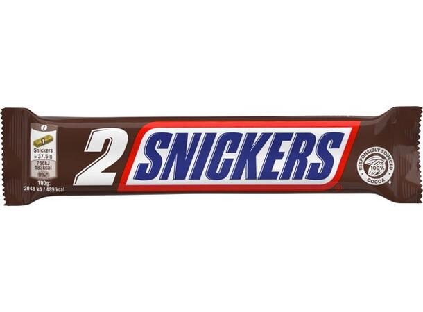 Snickers 2-pack 75g 1x24 