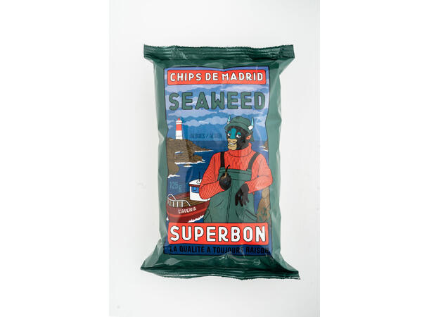 Superbon Chips Seaweed 125g 1x14 