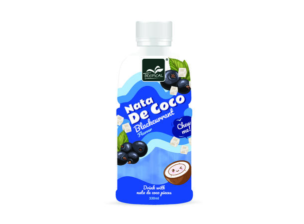 Tropical Nata De Coco Black Currant 330ml 1x12 