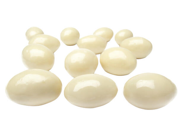 Vit chokladmandel 3,8kg - 163 kr/kg 