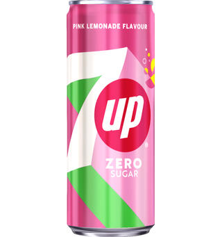7Up Zero Pink Lemonade 33cl 1x20