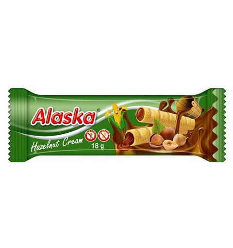 Alaska Rolls Hazelnut Cream 18g 1x48