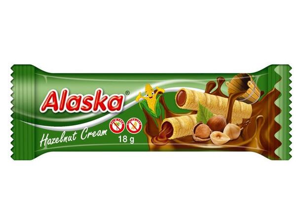 Alaska Rolls Hazelnut Cream 18g 1x48 