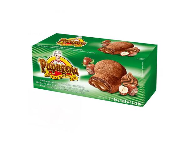 Biscuits with Hazelnut Filling 150g 1x18 