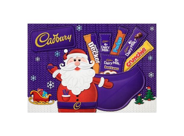 CADBURY  MEDIUM SANTA SELECTION BOX 125G 1x10 
