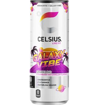 CELSIUS GALAXY VIBE 355ML 1x24 Strawberry Watermelon Flavour