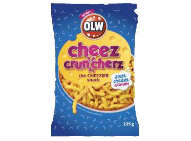 CHEEZ CRUNCHERZ S.C.ONION obs! 21 st 225G 