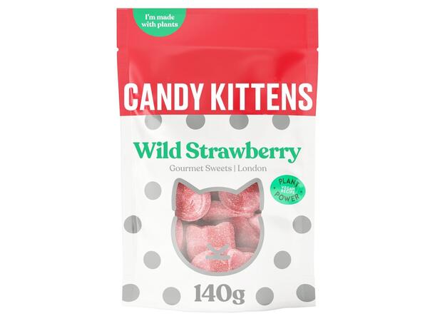 Candy Kittens Wild Strawberry 140g 1x10 