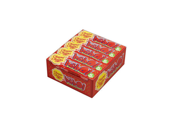 Chupa Chups Big Babol Strawberry 27,6g Soft Bubble Gum 1x20 