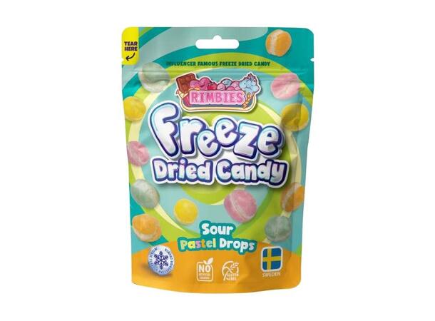 Freeze dried candy sour pastel drops 80G 1x15 