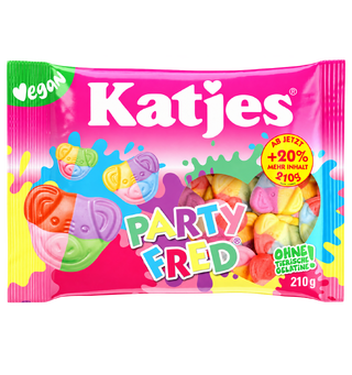 Katjes Party Fred 210g - vegan 1x16