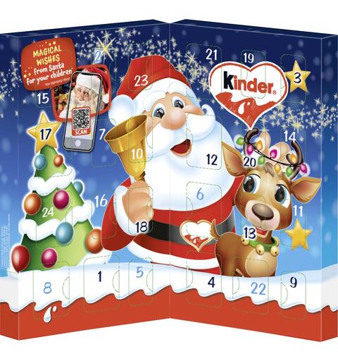 Kinder Kalender Tablett 113g 1x18