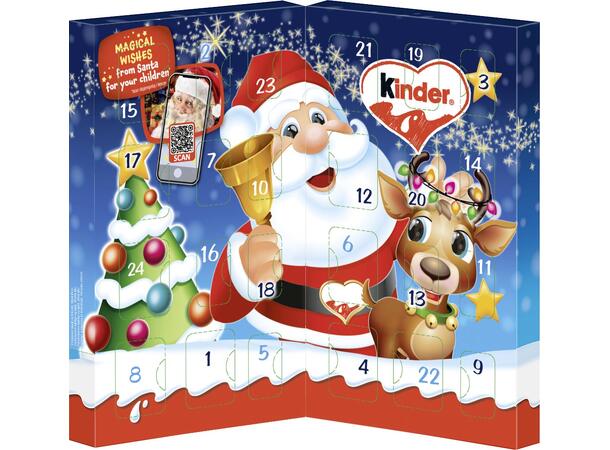 Kinder Kalender Tablett 113g 1x18 