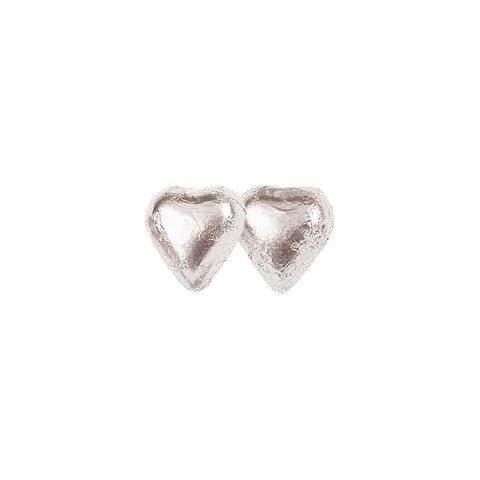 MILK CHOCOLATE SILVER HEARTS 1000 G 1X6