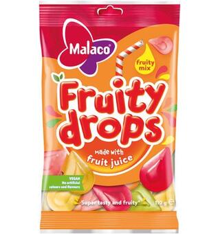 Malaco Fruity Drops Fruit 1x16