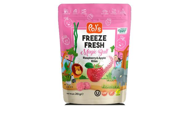 Pol's Freeze Dried Apple & Raspberry 20g 1X15 - Raspberry Powder 