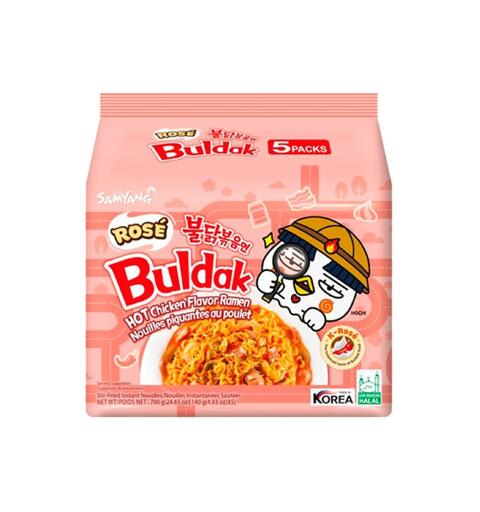 Samyang Hot Chicken Stir Fried Ramen Rose 140g x 5 pcs