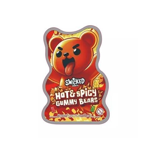 Swicked Spicy Gummy Bears 100g 1X24
