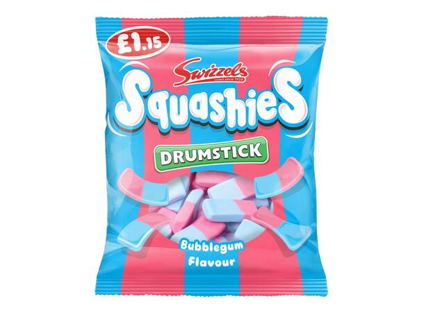 Swizzels Drumstick Squashies Bubblegum Flavour Bag 120g 1x12 