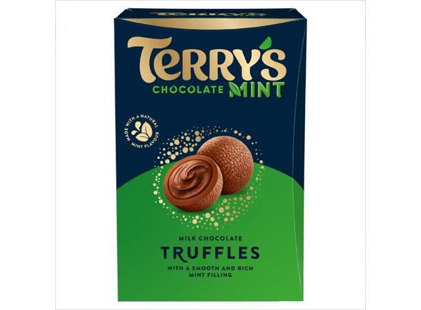 Terry's Chocolate Mint Milk Truffles Box 200g 1x6 