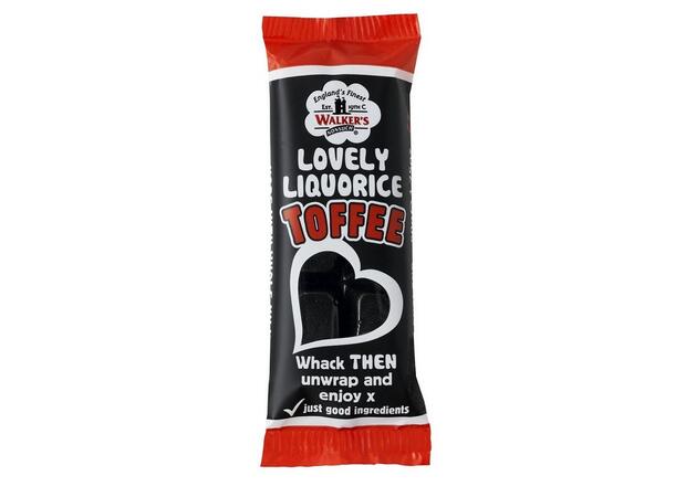 Walker's Nonsuch Lovely Liquorice Toffee Bars 50g 1x24 
