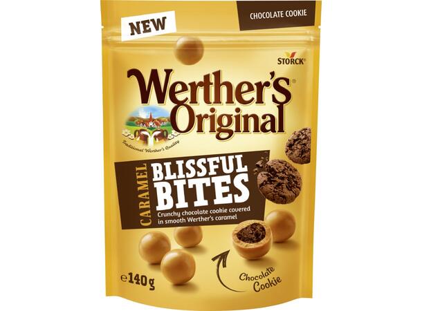 Werthers Original Caramel Blissful Bites Chocolate Cookie 140g 1x12 